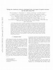 Research paper thumbnail of Testing the consistency between cosmological data: the impact of spatial curvature and the dark energy EoS