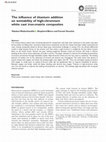 Research paper thumbnail of The influence of titanium addition on wettability of high-chromium white cast iron-matrix composites