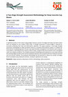 Research paper thumbnail of A Two-Stage Strength Assessment Methodology for Deep Concrete Cap Beams