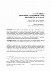 Research paper thumbnail of Clio en crise?: trois défis à l'interrogation historienne actuelle