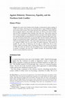 Research paper thumbnail of Against Ethnicity: Democracy, Equality, and the Northern Irish Conflict