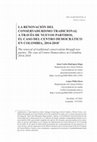 Research paper thumbnail of La Renovación Del Conservadurismo Tradicional a Través De Nuevos PARTIDOS.EL Caso Del Centro Democrático en Colombia, 2014-2018*