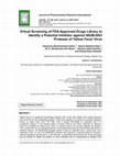 Research paper thumbnail of Virtual Screening of FDA Approved Drugs Library to Identify a Potential Inhibitor against NS2B-NS3 Protease of Yellow Fever Virus