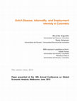 Research paper thumbnail of Dutch Disease, Informality and Employment Intensity in Colombia