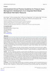 Research paper thumbnail of Individualized Clinical Practice Guidelines for Pressure Injury Management: Development of an Integrated Multi-Modal Biomedical Information Resource