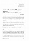 Research paper thumbnail of Ancora sulla datazione delle tegulae sulphuris