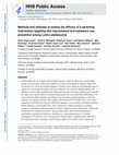 Research paper thumbnail of Methods and rationale to assess the efficacy of a parenting intervention targeting diet improvement and substance use prevention among Latinx adolescents