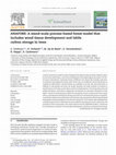 Research paper thumbnail of ANAFORE: A stand-scale process-based forest model that includes wood tissue development and labile carbon storage in trees