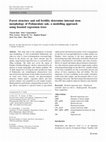 Research paper thumbnail of Forest structure and soil fertility determine internal stem morphology of Pedunculate oak: a modelling approach using boosted regression trees