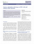 Research paper thumbnail of Autism: epileptiform discharge in EEG with and without seizure disorder