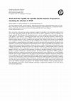 Research paper thumbnail of What about the regolith, the saprolite and the bedrock? Proposals for classifying the subsolum in WRB