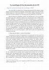 Research paper thumbnail of La escatología de los documentos de la CIT