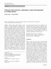 Research paper thumbnail of Coherence and recurrency: maintenance, control and integration in working memory