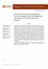 Research paper thumbnail of Gestão das atividades de produção do Sururu em Alagoas: relato da utilização de ferramentas e técnicas de gestão de projetos