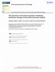 Research paper thumbnail of The Dynamics of Societal Transition: Modeling Nonlinear Change in the Polish Economic System