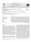 Research paper thumbnail of Appended corrole manganese complexes: Catalysis and axial-ligand effect