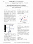 Research paper thumbnail of Shooting Silk: Stress Strain Properties of Single Fibres at High Rate