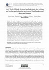 Research paper thumbnail of Left / Write // Hook: A mixed method study of a writing and boxing workshop for survivors of childhood sexual abuse and trauma