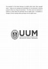 Research paper thumbnail of Relationship between resources and small firm growth in Bangladesh : the moderating effects of government and private organizations support