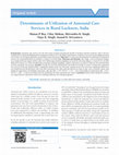 Research paper thumbnail of Determinants of utilization of antenatal care services in rural Lucknow, India