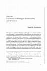 Research paper thumbnail of The Call: Leo Strauss on Heidegger, Secularization, and Revelation