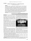 Research paper thumbnail of Elimination of palatoradicular groove: a combined endo-perio effort