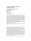 Research paper thumbnail of Compile-time area estimation for LUT-based FPGAs