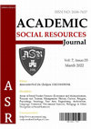 Research paper thumbnail of ASR Journal 2022 Tam Metin Makale