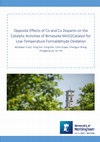 Research paper thumbnail of Opposite Effects of Co and Cu Dopants on the Catalytic Activities of Birnessite MnO2 Catalyst for Low-Temperature Formaldehyde Oxidation