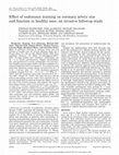 Research paper thumbnail of Effect of Physical Endurance Exercise Training on Coronary Artery Structure and Function in Healthy Men : an Invasive Follow-up Study