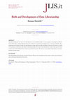 Research paper thumbnail of Birth and Development of Data Librarianship