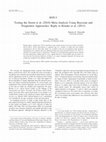 Research paper thumbnail of Testing the Storm et al. (2010) meta-analysis using Bayesian and frequentist approaches: Reply to Rouder et al. (2013)