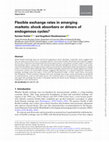 Research paper thumbnail of Flexible exchange rates in emerging markets: shock absorbers or drivers of endogenous cycles?