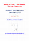 Research paper thumbnail of August 2022: Top 5 Cited Articles in Microwave Engineering