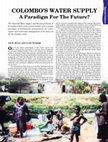 Research paper thumbnail of Colombo’s water supply: A paradigm for the future?