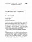 Research paper thumbnail of Orden espacial de los eventos y distribución de la actividad en la función suplementaria