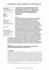 Research paper thumbnail of Austerity versus Diversity: the Production of News Content in Televisión del Principado de Asturias