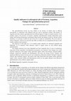 Research paper thumbnail of Quality indicators in subtropical soils of Formosa, Argentina: Changes for agriculturization process