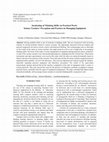 Research paper thumbnail of Inculcating of thinking skills via practical work: science teachers’ perception and practices in managing equipment