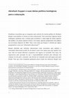 Research paper thumbnail of Abraham Kuyper e suas ideias político-teológicas para a educação