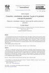 Research paper thumbnail of Caractère, constitution, structure. Lacan et le premier concept de paranoïa