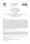 Research paper thumbnail of La leçon du paradigme