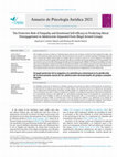 Research paper thumbnail of The Protective Role of Empathy and Emotional Self-efficacy in Predicting Moral Disengagement in Adolescents Separated from Illegal Armed Groups