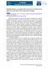 Research paper thumbnail of Reseña del volumen "Los agentes de la censura en la España de los siglos XVI y XVII".