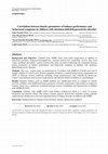 Research paper thumbnail of Correlation between kinetic parameters of balance performance and behavioral symptoms in children with attention-deficit/hyperactivity disorder