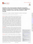 Research paper thumbnail of Hepatitis C virus downregulates ubiquitin conjugating enzyme E2S expression to prevent proteasomal degradation of NS5A, leading to host cells more sensitive to DNA damage