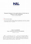 Research paper thumbnail of Temporal changes in the spatial pattern of leaf traits in a Quercus robur population