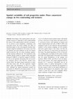 Research paper thumbnail of Spatial variability of soil properties under Pinus canariensis canopy in two contrasting soil textures