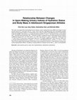 Research paper thumbnail of Relationship between Changes in Upon-Waking Urinary Indices of Hydration Status and Body Mass in Adolescent Singaporean Athletes