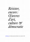 Research paper thumbnail of Ce qui nous fait résister.  (Le monde comme il va, la Chose et l’écriture)